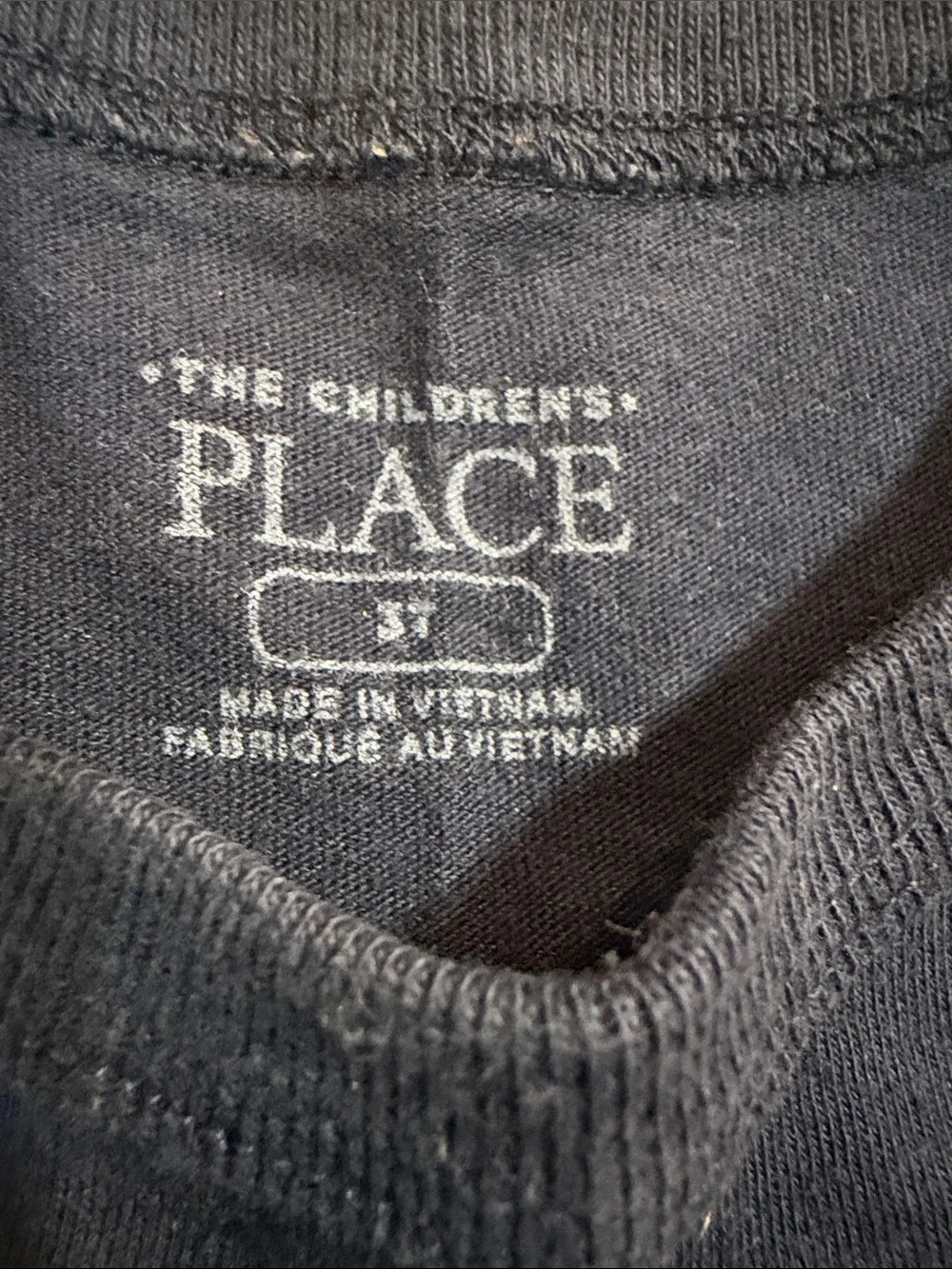 The Children's Place Navy Long-Sleeve Tee with Red Fire Truck Graphic Size 3T